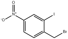 2-Iodo-4-nitrobenzyl Bromide Structural