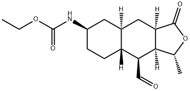 Ethyl ((1R,3aR,4aR,6R,8aR,9S,9aS)-9-formyl-1-methyl-3-oxododecahydronaphtho[2,3-c]furan-6-yl)carbamate