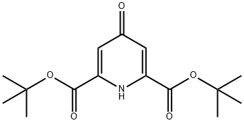 Di-tert-butyl 4-oxo-1,4-dihydropyridine-2,6-dicarboxylate Structural