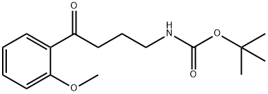 tert-butyl [4-(2-methoxyphenyl)-4-oxobutyl]carbamate Structural