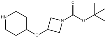 tert-butyl 3-(piperidin-4-yloxy)azetidine-1-carboxylate Structural