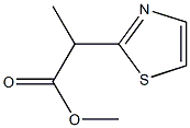methyl 2-(thiazol-2-yl)propanoate Structural