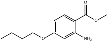 methyl 2-amino-4-butoxybenzoate Structural