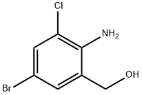 (2-amino-5-bromo-3-chlorophenyl)methanol