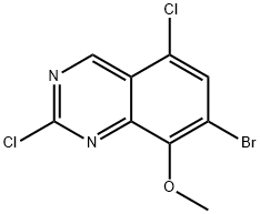 Quinazoline, 7-bromo-2,5-dichloro-8-methoxy- Structural
