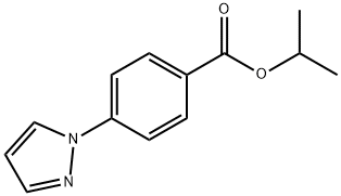 isopropyl 4-(1H-pyrazol-1-yl)benzoate Structural