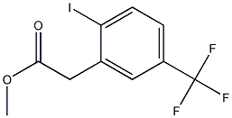 Methyl 2-iodo-5-(trifluoromethyl)phenylacetate Structural