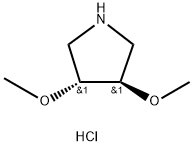 trans-3,4-dimethoxypyrrolidine hydrochloride Structural