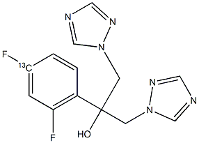 Fluconazole-13C3 solution Structural