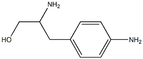 2-amino-3-(4-aminophenyl) propan-1-ol Structural