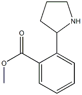 METHYL 2-(PYRROLIDIN-2-YL)BENZOATE Structural