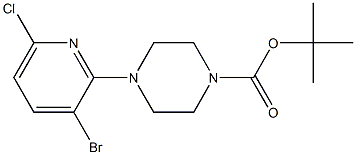 tert-butyl 4-(3-bromo-6-chloropyridin-2-yl)piperazine-1-carboxylate