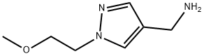 (1-(2-methoxyethyl)-1H-pyrazol-4-yl)methanamine Structural