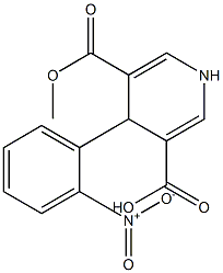 5-(methoxycarbonyl)-4-(2-nitrophenyl)-1,4-dihydropyridine-3-carboxylic acid