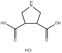 Pyrrolidine-3,4-dicarboxylic acid hydrochloride Structural