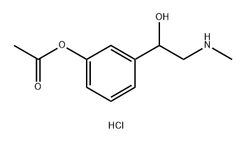 O-Acetyl-(R)-phenylephrine Hydrochloride Structural