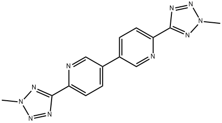 6,6'-bis(2-methyl-2H-tetrazol-5-yl)-3,3'-bipyridine Structural