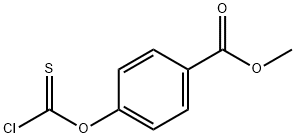 methyl 4-(chlorocarbonothioyloxy)benzoate Structural