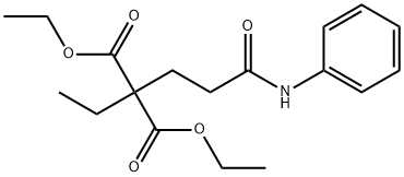 diethyl 2-ethyl-2-(3-oxo-3-(phenylamino)propyl)malonate Structural