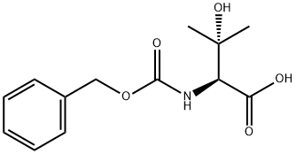 Cbz-(S)-2-amino-3-hydroxy-3-methylbutanoic acid Structural