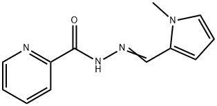 N'-[(E)-(1-methyl-1H-pyrrol-2-yl)methylidene]pyridine-2-carbohydrazide Structural