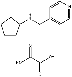 N-(pyridin-4-ylmethyl)cyclopentanamine oxalate Structural