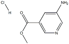 5-Amino-nicotinic acid methyl ester hydrochloride Structural