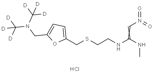Ranitidine d6 HCl Structural