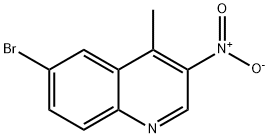 Quinoline, 6-bromo-4-methyl-3-nitro- Structural