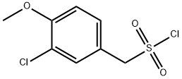 (3-chloro-4-methoxyphenyl)methanesulfonyl chloride