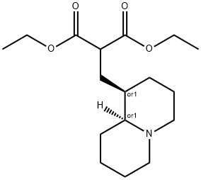 diethyl 2-(((1S,9aR)-octahydro-1H-quinolizin-1-yl)methyl)malonate Structural
