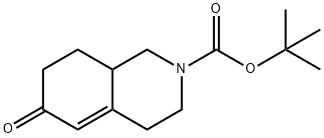 tert-butyl 6-oxo-3,4,6,7,8,8a-hexahydroisoquinoline-2(1H)-carboxylate Structural