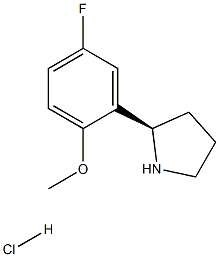 (R)-2-(5-fluoro-2-methoxyphenyl)pyrrolidine hydrochloride