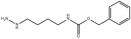 N-(4-hydrazinylbutyl)Carbamic acid phenylmethyl ester Structural