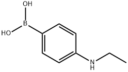 B-[4-(ETHYLAMINO)PHENYL]BORONIC ACID Structural