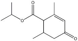 isopropyl 2,6-dimethyl-4-oxocyclohex-2-enecarboxylate Structural