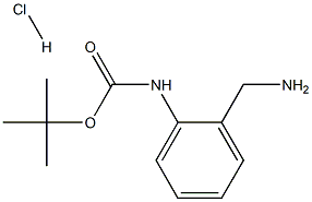 tert-Butyl (2-(aminomethyl)phenyl)carbamate hydrochloride Structural