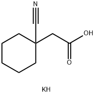 Potassium 2-(1-cyanocyclohexyl)acetate Structural