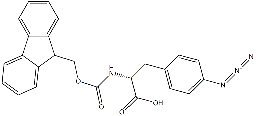 4-Azido-N-Fmoc-D-phenylalanine Structural