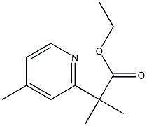 ethyl 2-methyl-2-(4-methylpyridin-2-yl)propanoate Structural Picture