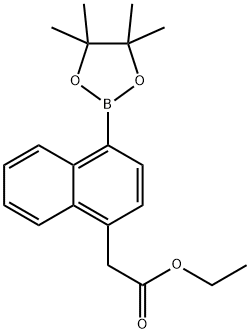 ethyl 2-(4-(4,4,5,5-tetramethyl-1,3,2-dioxaborolan-2-yl)naphthalen-1-yl)acetate