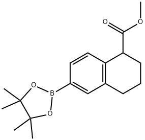 methyl 6-(4,4,5,5-tetramethyl-1,3,2-dioxaborolan-2-yl)-1,2,3,4-tetrahydronaphthalene-1-carboxylate