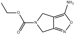 Ethyl 3-amino-4H-pyrrolo[3,4-c]isoxazole-5(6H)-carboxylate Structural