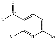 6-Bromo-2-chloro-3-nitropyridine Structural