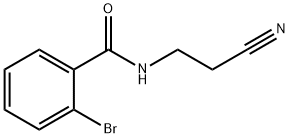 Benzamide, 2-bromo-N-(2-cyanoethyl)- Structural