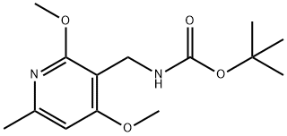tert-butyl ((2,4-dimethoxy-6-methylpyridin-3-yl)methyl)carbamate Structural