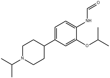 N-{2-(propan-2-yloxy)-4-[1-(propan-2-yl)piperidin-4-yl]phenyl}formamide Structural