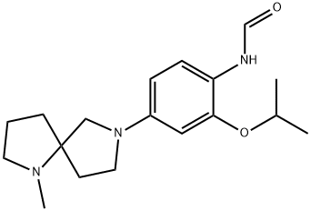 N-[4-(1-methyl-1,7-diazaspiro[4.4]non-7-yl)-2-(propan-2-yloxy)phenyl]formamide Structural