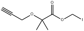 iodomethyl 2-methyl-2-(prop-2-ynyloxy)propanoate Structural