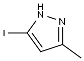 5-Iodo-3-methyl-1H-pyrazole Structural